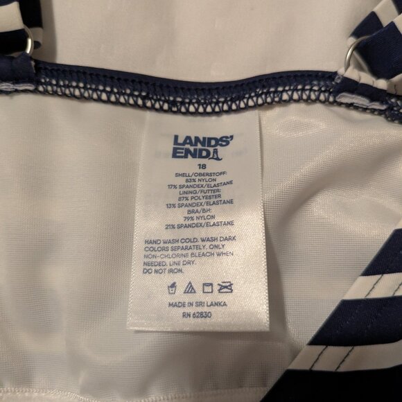 Women's Chlorine Resistant Adjustable Underwire Tankini Swim Top - Picture 4 of 4